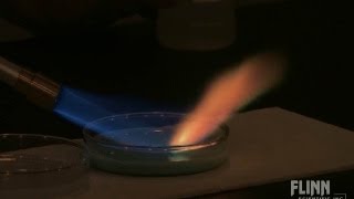 Flame Test Demonstration [upl. by Bari116]