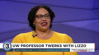 UW professor twerks with Lizzo [upl. by Caleb710]