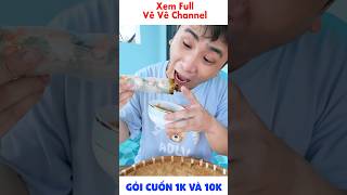 Thử Thách Làm Gỏi Cuốn 100K  Gỏi Cuốn 10Kvevetravel veve goicuon [upl. by Oberon]