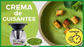 CREMA de GUISANTES🫛​ con THERMOMIX paso a paso Receta Exprés fácil y saludable 🤩 [upl. by Glavin]