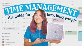 the definitive TIME MANAGEMENT GUIDE for busy but lazy people [upl. by Thury]