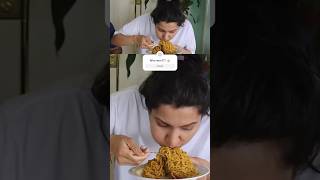 Spicy Maggi Challenge 🍜 AnanasVSBrother laughingananasshorts [upl. by Notsuh]