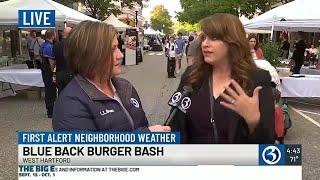 Blue Back Burger Bash held in West Hartford [upl. by Marashio558]