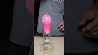 Water Balloon At Conical Flask shorts nsexperiment [upl. by Alit404]