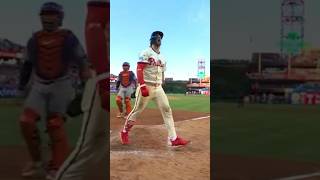 Bryce Harper Gets Hyped Up After Home Run ⚾️ mlb baseball phillies shorts [upl. by Eelynnhoj949]