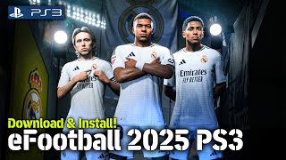 eFootball 2025 PS3 New Update [upl. by Penny]