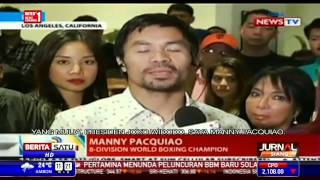 Petinju Filipina Manny Pacquiao Minta Jokowi Ampuni Mary Jane [upl. by Casaleggio]