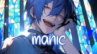 「Nightcore」 manic  Layto ♡ Lyrics [upl. by Ahsilem]