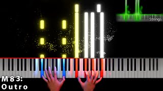 Outro  M83  Piano [upl. by Levison]