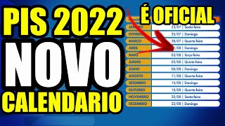 PIS 2022 CALENDÁRIO Novo calendário 2022 de pagamentos do Pis veja quando começam os pagamentos [upl. by Aihsened]