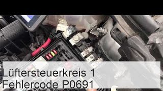 Fehlercode P0691 Niedriger Wert des Ventilatorsteuerkreises 1  AutoSteckbrief 24 [upl. by Sailesh935]