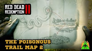 Red Dead Redemption 2  The Poisonous Trail Map 2 Treasure Location [upl. by Ahser]