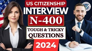 Practice N400 US Citizenship Interview 2024 amp Oath Ceremony N400 Naturalization Interview 2024 [upl. by Eissej]