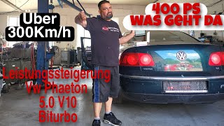 Endlich Leistungssteigerung VW Phaeton 50 Tdi V10 Biturbo 400 PS über 1000 Nm Was geht jetzt [upl. by Quincy]