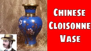 History and Value of Vintage Chinese Cloisonne Vase [upl. by Delanie570]