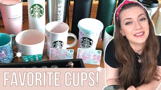 Starbucks Mugs Collection  My Favorite Coffee Cups amp Thumblers [upl. by Ahsiym]