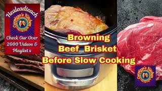 Beef Brisket Slow Cooking eathealthy cookathome [upl. by Einitsed]