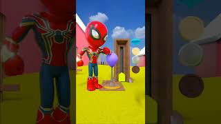 The evolution of SpiderMans power level in the Avengers 🔥💯👿 gamevideo shorts [upl. by Sibella]