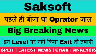 Saksoft Share Latest News  Saksoft Share  Saksoft Share Analysis  Saksoft Share News [upl. by Yelrac]