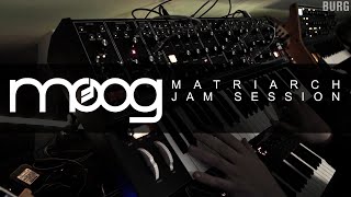 Moog Matriarch Jam Session [upl. by Reehsab]