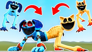 WHAT IF I COMBINE CATFEINE and DOGPRESSED FROWNING SMILING CRITTERS POPPY PLAYTIME 3 In Garrys Mod [upl. by Strickler]