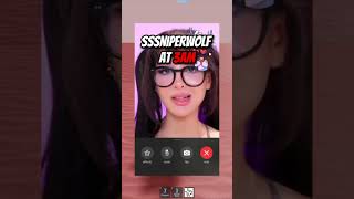 NEVER CALL SSSNIPERWOLF at 3AM roblox viral storytime shorts satire funny [upl. by Areikahs]