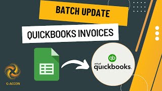 Bulk Update QuickBooks Invoices with GAccon [upl. by Perdita]