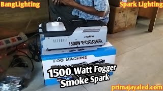 1500 Watt Fogger Smoke Spark [upl. by Elleron]