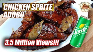 CHICKEN SPRITE ADOBO 🍗 UULIT KA SA SARAP A MUST TRY [upl. by Leuqcar867]