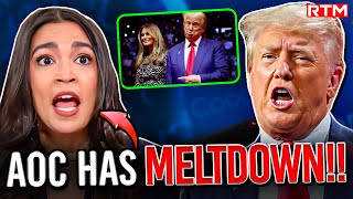 AOC BREAKS DOWN Over MASSIVE Trump Rally in New York City [upl. by Assirehs220]