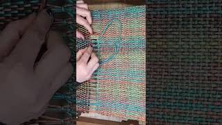 ◍ Finishing Touches Hemstitching amp Untying a Scarf from a Rigid Heddle Loom ◍ weaving rigidheddle [upl. by Pass]