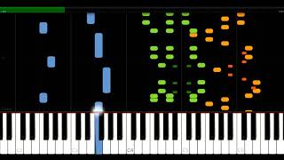 Toccata from Symphonie pour Orgue No5 Op 42  CM Widor  Baroque Organ  Synthesia HD 60 fps [upl. by Enniotna]