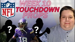 NFL Week 10 Props Picks and Predictions  Anytime Touchdown Props for Week 10 [upl. by Andrus]