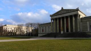 Konigsplatz overview Munich Germany [upl. by Leterg]