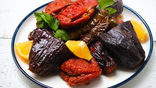 Acılı ve Ekşili Kuru Dolma🔥ANTEP USULÜ KURU DOLMA✔️ [upl. by Iohk]