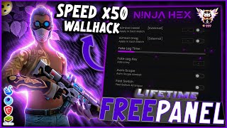 FREE PANEL PC GRATIS OB46 WALLHACK  SPEED  SNIPER LIFETIME FREE FIRE 🎁 ANTI BAN 100  NINJA HEX [upl. by Quint980]