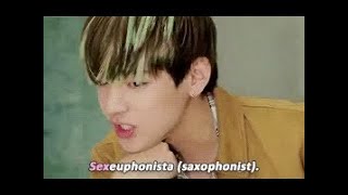 Every time Taehyung says quotSaxophonistquot [upl. by Ylrebmic]