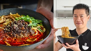 Realistic  Easy Ramen recipe you can make on a weeknight 🍜🔥 [upl. by Nyssa]