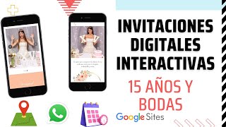 🥇Como hacer una INVITACION INTERACTIVA Gps confirmar asistencia agendar [upl. by Dazhehs]