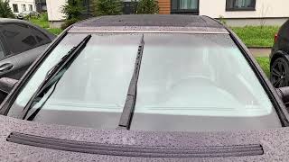 Windscreen wiper W140 Slow motion [upl. by Enelhtak]