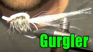 Gurgler Saltwater Popper Topwater Streamer Fly Tying Instructions  Jack Gartside Fly Pattern [upl. by Atilam]