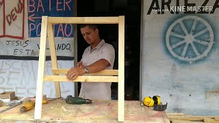 BURROS O CABALLETES DE MADERA PLEGABLES APILABLES Y NIVELABLES sawhorses [upl. by Bassett]