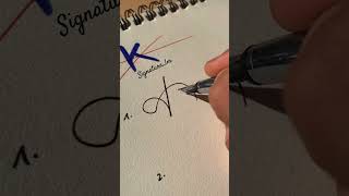 How to sign the letter K❤️ [upl. by Nibur]