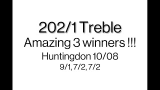 2021 Treble at Huntingdon on 1008 [upl. by Nassi]