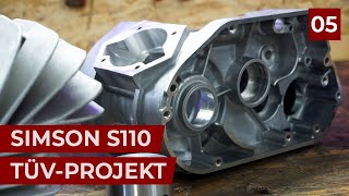 Simson S110 TÜVProjekt 05  Motor 12  SIMMEKULTUR [upl. by Gensler]