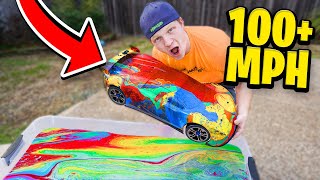 I HYDRO DIPPED WORLDS FASTEST RC CAR [upl. by Rizzi]