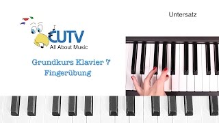 Fingerübung Grundkurs Klavier [upl. by Siol]