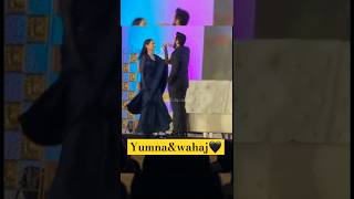 Yumnaampwahaj🖤state pe performance karte huwe😍🖤wahajali yumnazaidi [upl. by Yral603]