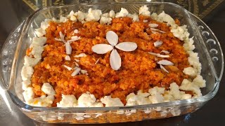 Gajjar ka Halwa recipe  Carrot Halwa Winter special recipe CookwithHuma1 [upl. by Shifrah]