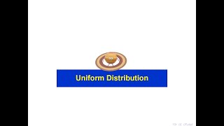 Uniform Distribution [upl. by Capello]